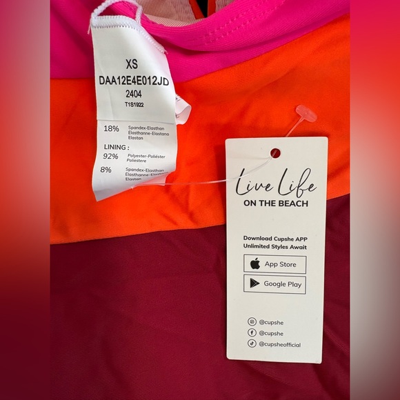 Vacation One-Piece Bathing Suit - Picture 3 of 3